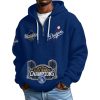 Dodgers 2025 World Series Champions Waffle Hoodie 1