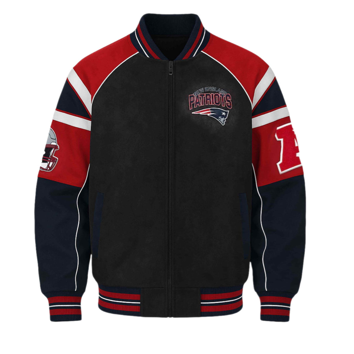 Drake Maye Patriots Bomber Jacket