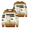 Drunk Raccoon Trash Panda Christmas Ugly Sweater