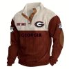 EST 1892 Georgia Football Stand Up Collar Sweatshirt 2