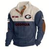 EST 1892 Georgia Football Stand Up Collar Sweatshirt 3