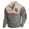 EST 1895 Oklahoma Football Stand Up Collar Sweatshirt