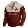 EST 1895 Oklahoma Football Stand Up Collar Sweatshirt 2