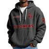 EST 1895 Sooners College Football Half Zip Waffle Hoodie