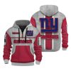 Giants Personalization 3D Half zip Hoodie