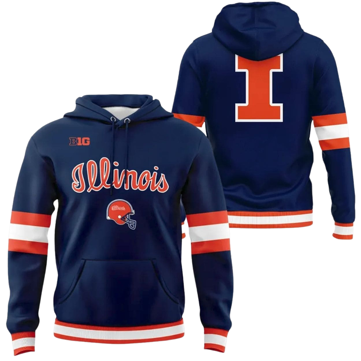 Illinois Football Music City Bowl Uniform Hoodie