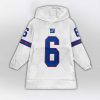 JD 6 New York G Football Unisex Blanket Hoodie 2