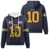Jordan Love 10 Packers Waffle Hoodie 1