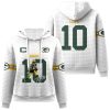 Jordan Love 10 Packers Waffle Hoodie