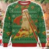 Laser Eye Cat Christmas Ugly Sweater