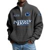 Nittany Lions Est 1887 Waffle Stand Collar Half Zip Sweatshirt 2