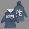 Patriots 2025 Rivalries Storm Blue Blanket Hoodie 1