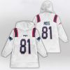 RM 81 New England Football Unisex Blanket Hoodie 1