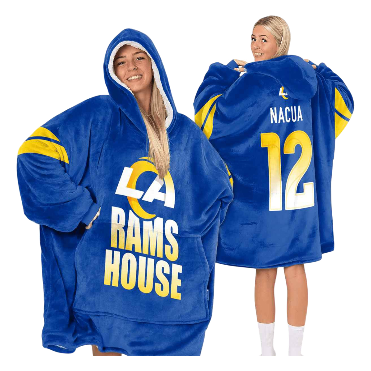 Rams House Football Unisex Blanket Hoodie