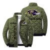 Ravens Est 1996 Winter Warm Quilted Jacket 1