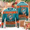 Real Women Love Football Smart Women Love The Dolphins Ugly Christmas Sweater