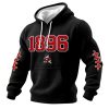 SC State Bulldogs 1896 Print Waffle Hoodie 1