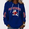 SC State Bulldogs Football Print Waffle Fabric Hoodie 3