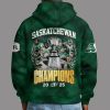 Saskatchewan Roughriders 2025 Grey Cup Champions Waffle Hoodie