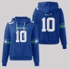 Seahawks Cooper Kupp 10 Waffle Hoodie 2