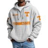 Tennessee EST 1891 College Football Half Zip Waffle Hoodie 1