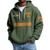 Tennessee EST 1891 College Football Half Zip Waffle Hoodie