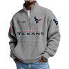 Texans EST 1999 Half Zip Waffle Hoodie 1