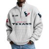 Texans EST 1999 Half Zip Waffle Hoodie