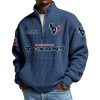 Texans EST 1999 Half Zip Waffle Hoodie 2