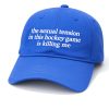 The Sexual Tension In This Hockey Game Is Killing Me Hat 1