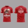 Three Peat B1G CHAMPS 2025 Nebraska Volleyball Shirt