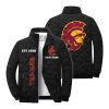 Trojans Est 1988 Winter Warm Quilted Jacket 2