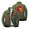 Trojans Est 1988 Winter Warm Quilted Jacket 3