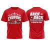 UGA 2025 SEC Football Back To Back Champions Shirt