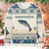 Watermelon Fish Ugly Christmas Sweater