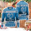 Women Love Football Smart Women Love The Lions Ugly Christmas Sweater