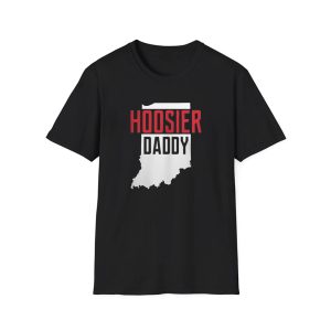 Hoosier Daddy Indiana State Map Shirt 1