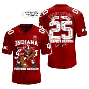 Indiana Football Perfect Season Undefeated 2025 Jersey