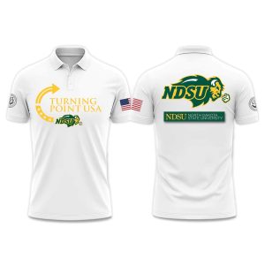 North Dakota State University Turning Point Usa 2025 Polo Shirt
