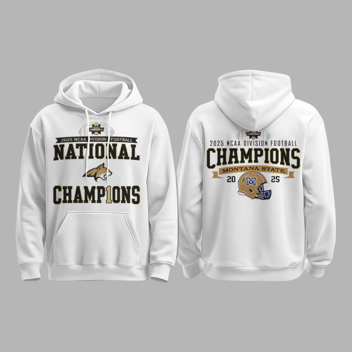 2025 Ncaa Division Football National Champions Montana State Hoodie