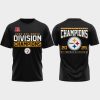 2025 Steelers AFC North Division Champions Shirt