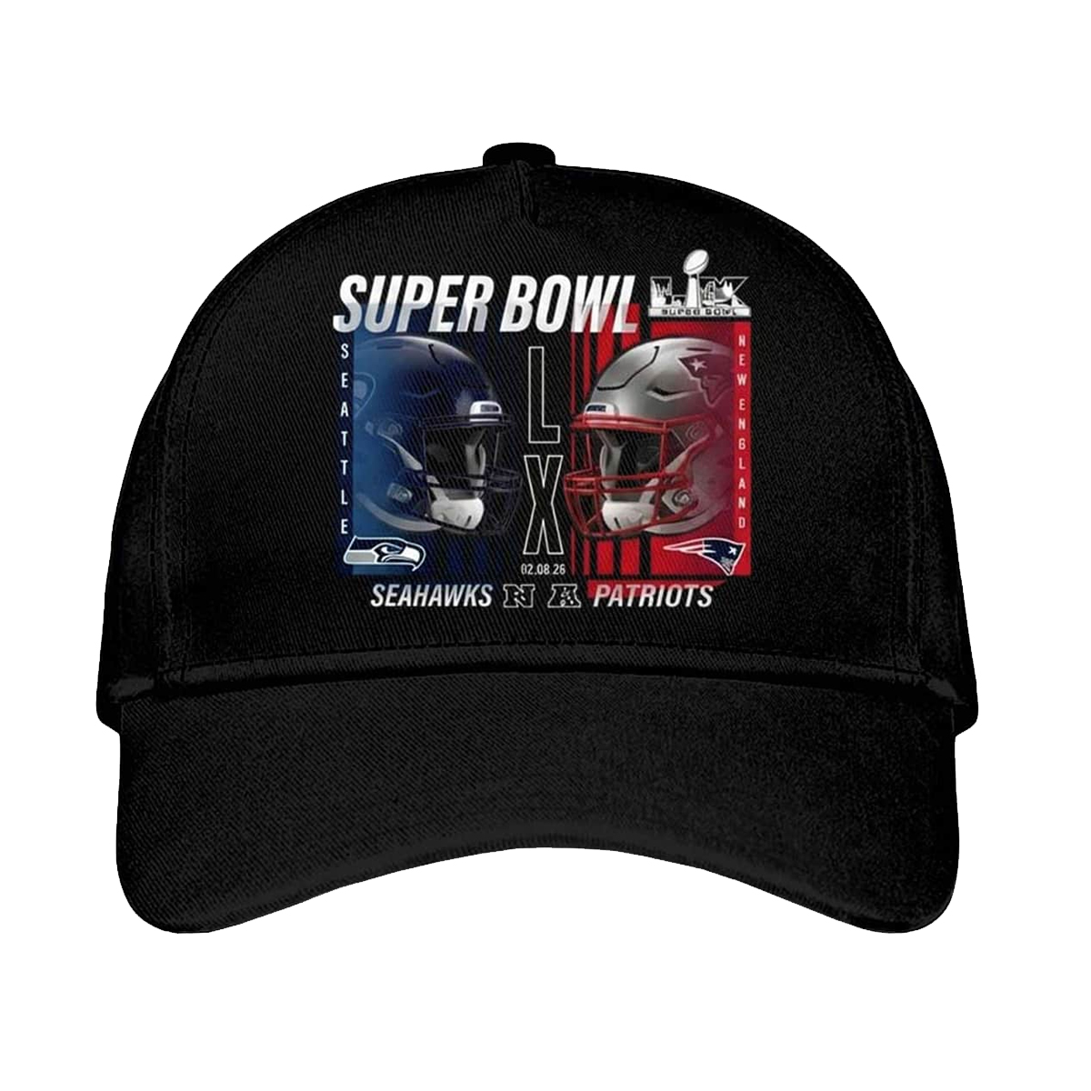 2026 Patriots x Seahawks SB LX Classic Cap