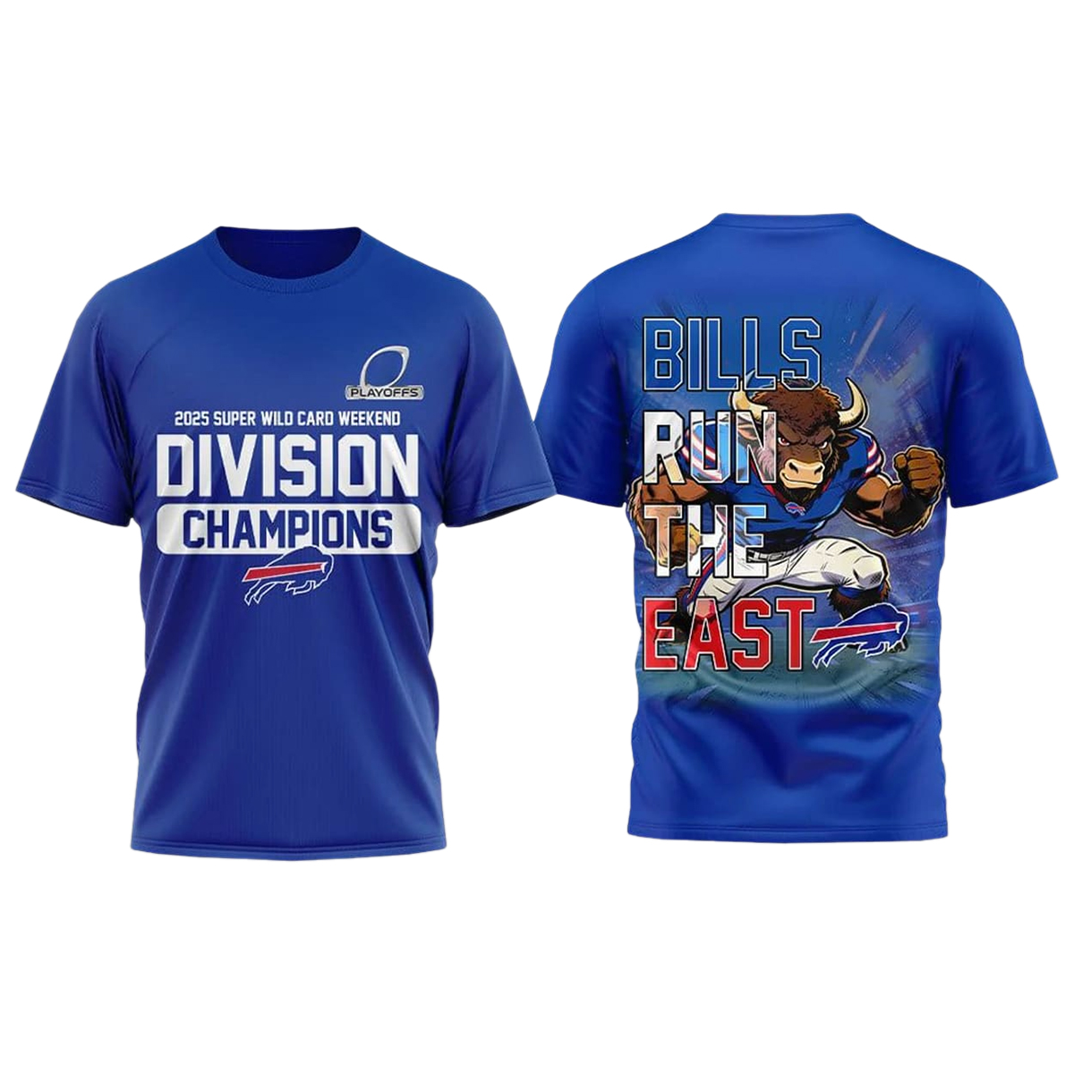 Bills 2025 Super Wild Card Weekend Division Champions Shirt