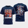 Broncos 2025 AFC West Division Champion 3D Shirt