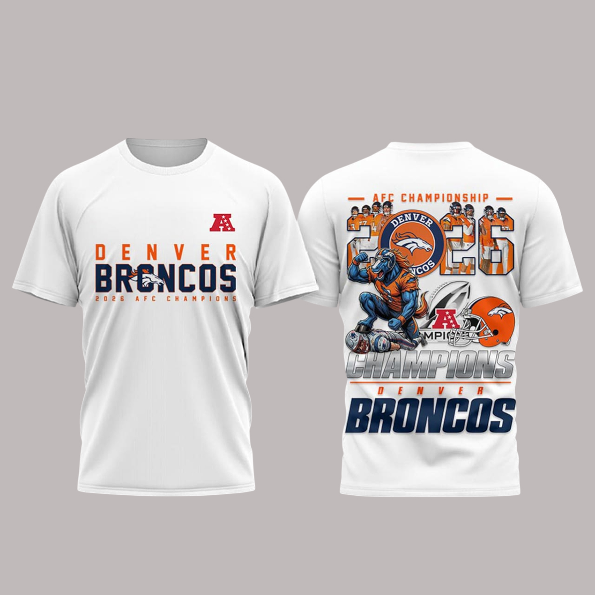 Broncos 2026 AFC Championship Champions Shirt