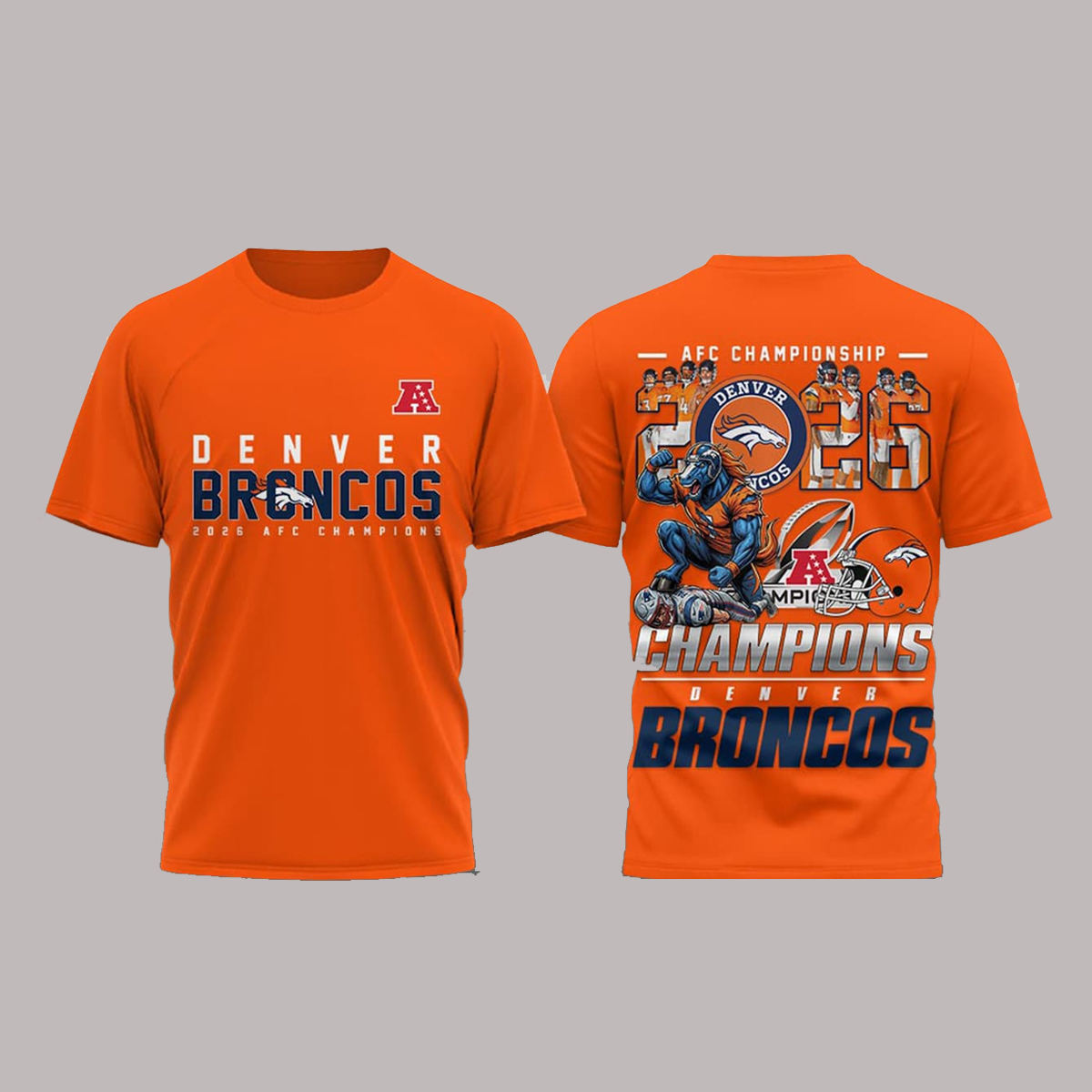 Broncos 2026 AFC Championship Champions Shirt 2
