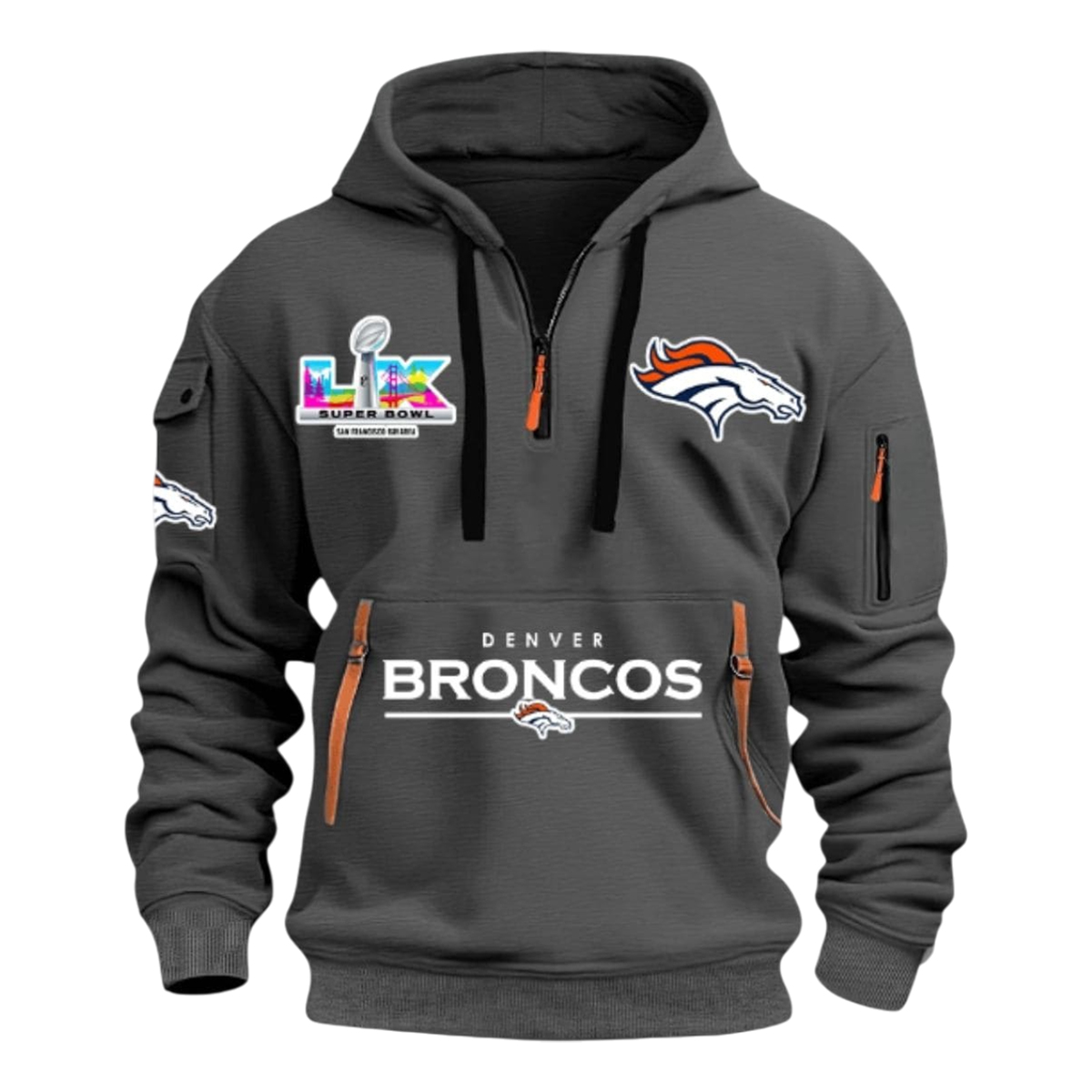 Broncos 2026 LX Quarter Zip Hoodie