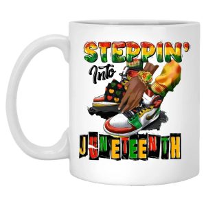 Steppin Into Juneteenth Mugs