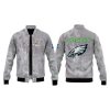 Jalen Hurts Eagles Vintage 90s Faded Grey Jacket