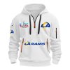 LA Rams Bowl 2026 Quarter Zip Hoodie 2
